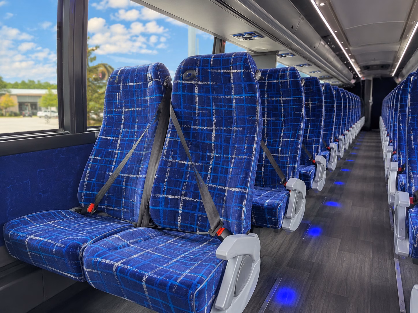 cape coral charter bus rental interior
